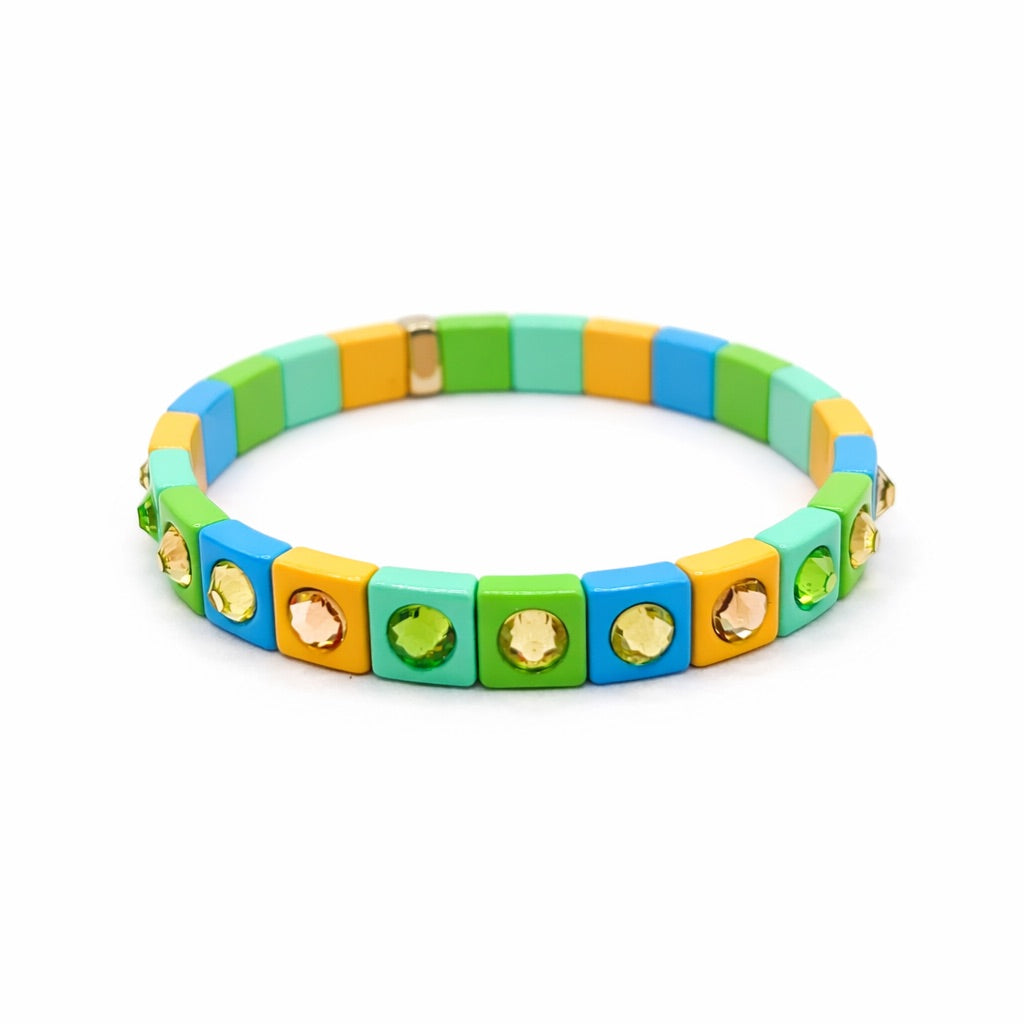 PULSERA ESMALTADA BRILLOS