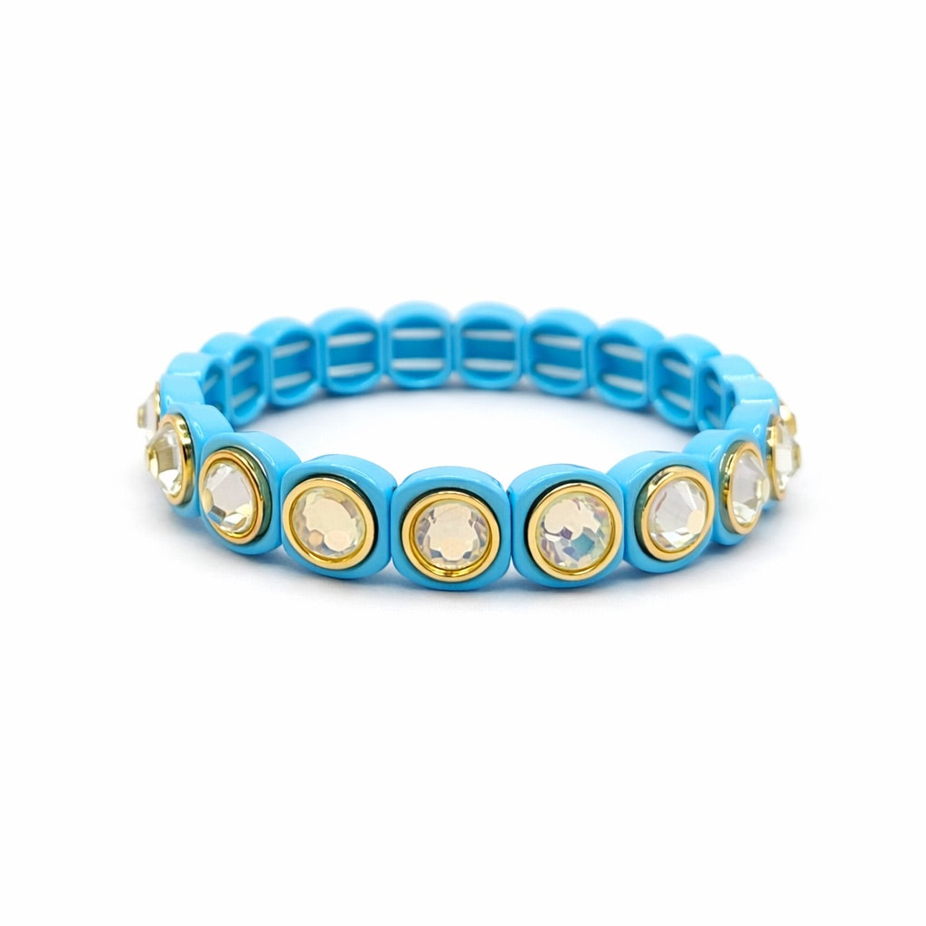 PULSERA ESMALTADA AZUL