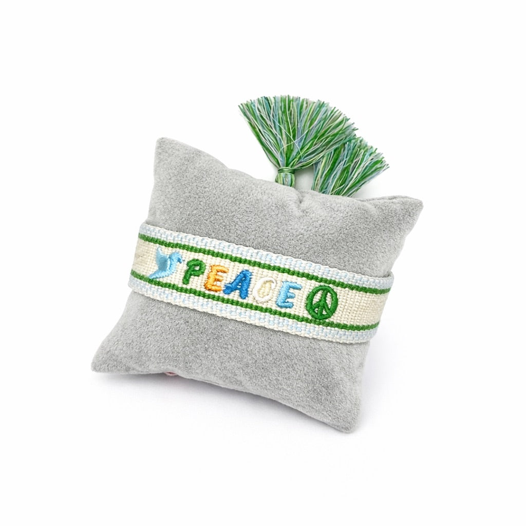 PULSERA TEJIDA PEACE