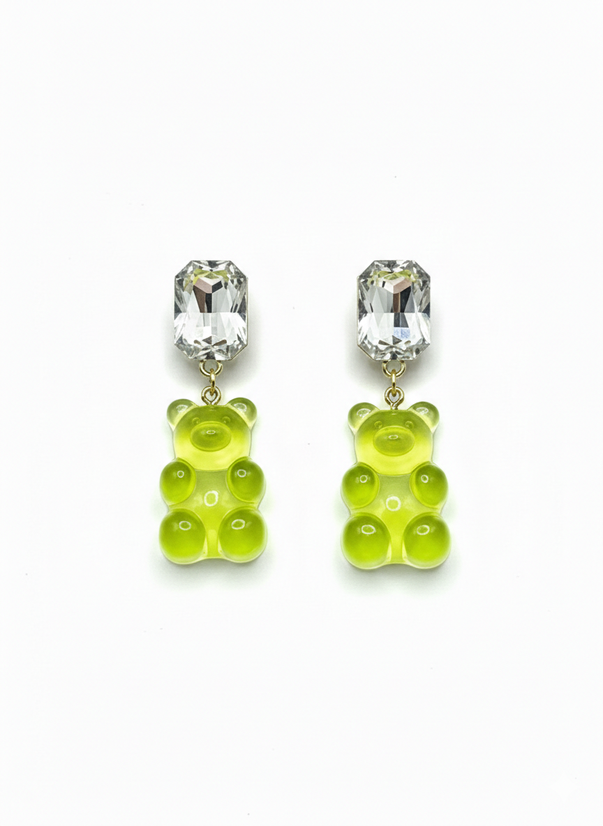 ARETES PANDITA AMARILLO FORSFORECENTE