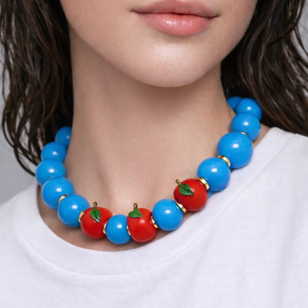 Collar manzanas