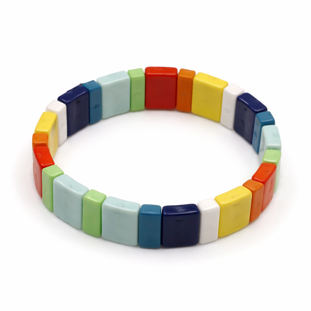 PULSERA ACRILICA MULTICOLOR