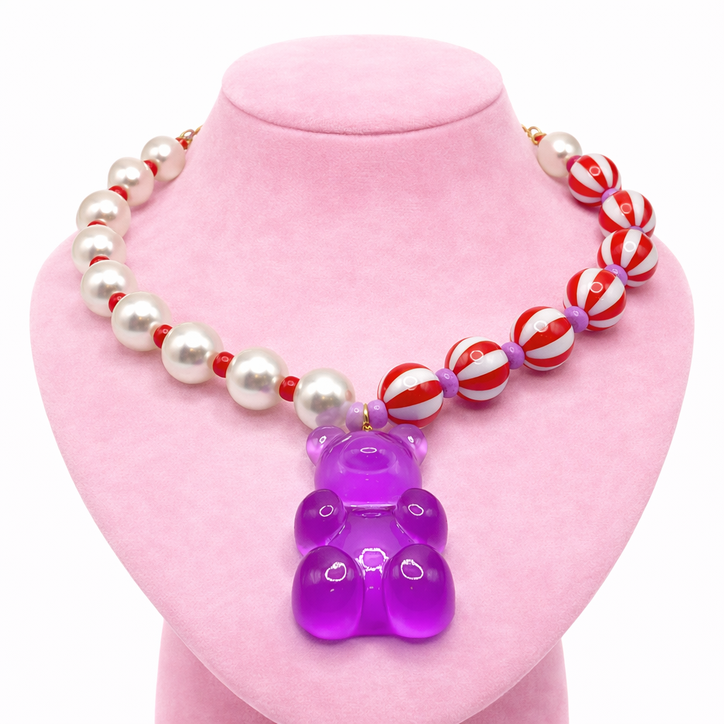 COLLAR JELLY BELLY PURPURA