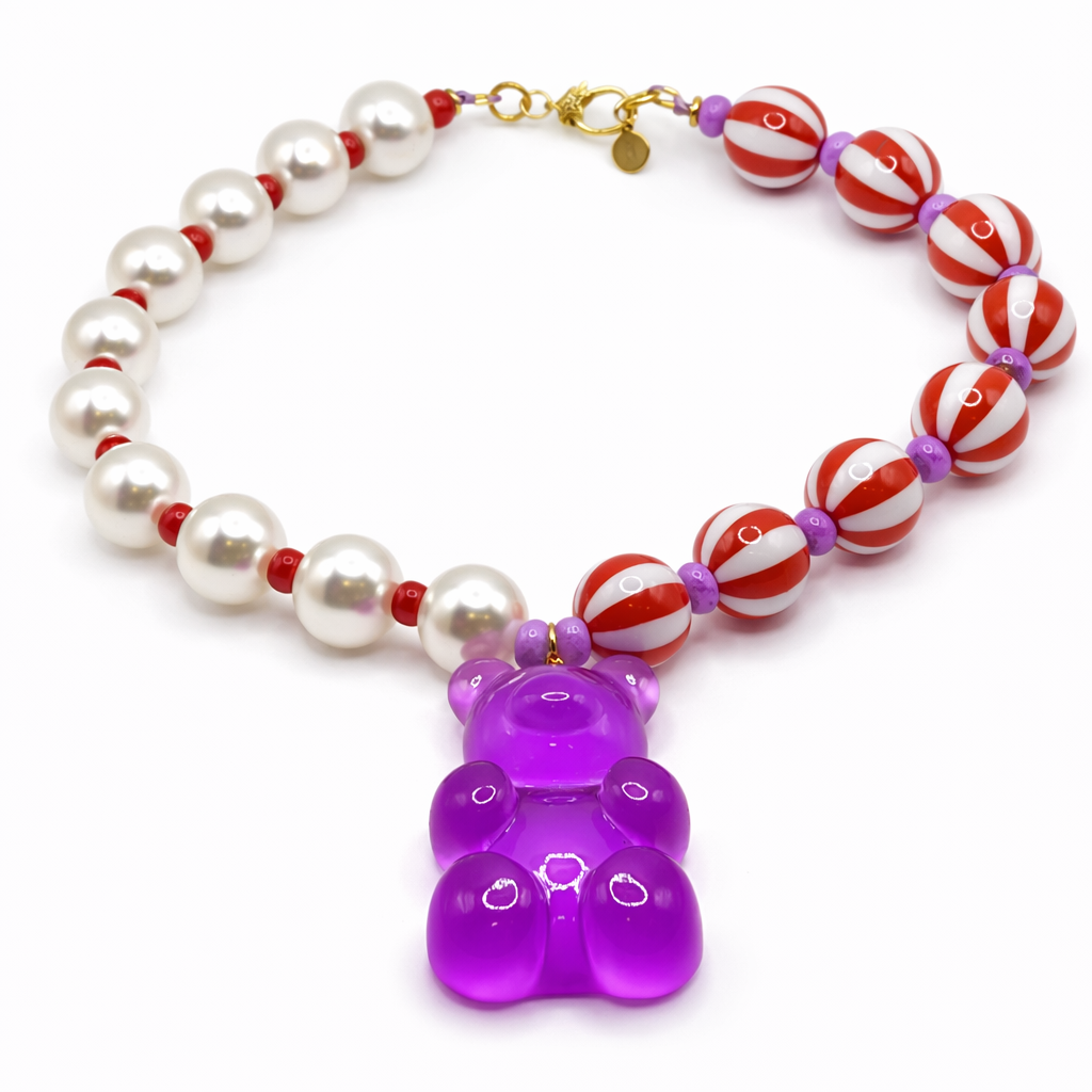 COLLAR JELLY BELLY PURPURA