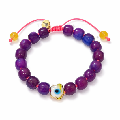 Pulsera jade morado