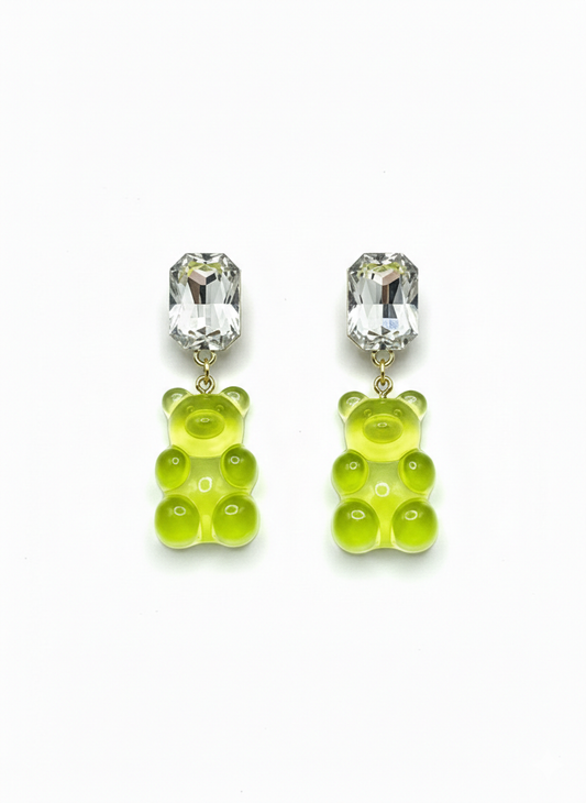 ARETES PANDITA AMARILLO FORSFORECENTE
